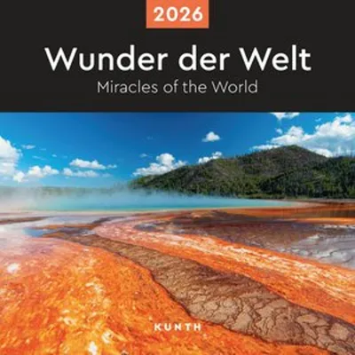Produktbild von Wunder der Welt - KUNTH Broschurkalender 2026