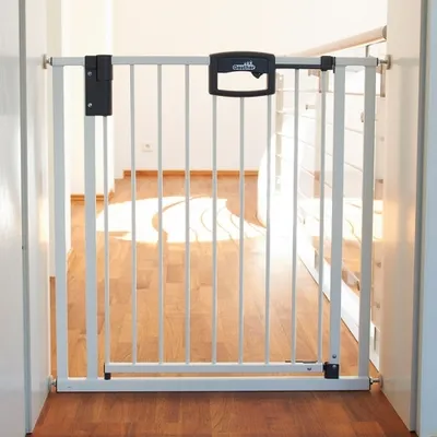 Image de Geuther by reer Barrière de sécurité 4792 Easylock Plus 80,5 - 88,5 cm métal blanc
