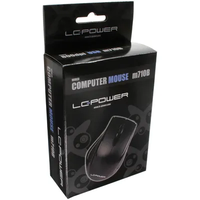 Immagine prodotto di LC Power M710B - Mouse - ottico - cablato - USB - nero