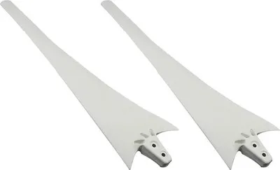 Produktbild von Windturbinen-Nabe, Durchmesser 135mm, 3/5/6 Flügelblätter, 2 weiße Windklingen
