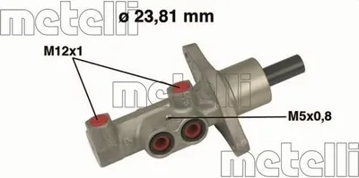 Produktbild von METELLI 05-0475 Bremszylinder Hauptbremszylinder für FORD Focus II Schrägheck (DA, HCP, DP) Focus II Kombi (DA, FFS, DS) C-MAX (DM2) Focus C-Max (DM2)