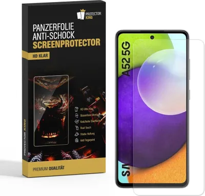 Produktbild von 2x Panzerfolie für Samsung Galaxy A52 ANTI-SCHOCK Displayschutzfolie HD KLAR