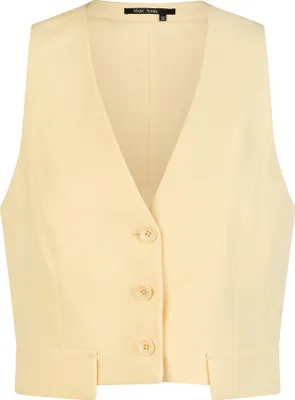 Produktbild von Marc Aurel Weste aus weich fallendem Stoff beige varied 38