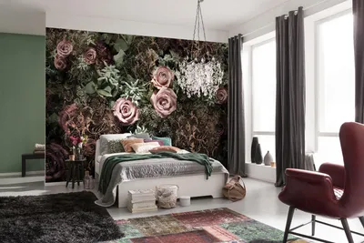 Produktbild von Komar Fototapete "Velvet", rosa / braun, 368 x 254 cm
