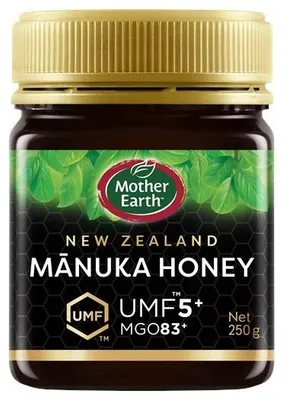 MIÓD MANUKA MGO 83+ UMF 5+ 250 g - MOTHER EARTH