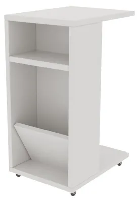 Image de CALICOSY - Etagère sur roulettes avec rangements H63 cm - FLINTA