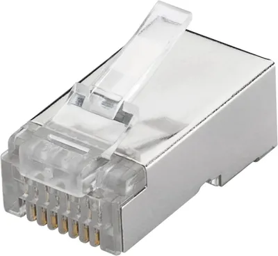 Image de goobay Connecteur RJ45 CAT 6 STP blindé (Bulk)