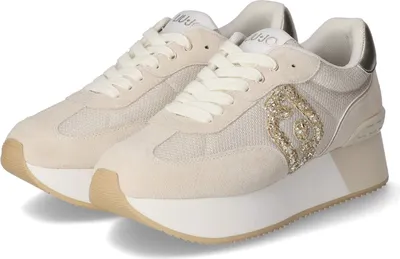 Zdjęcie produktu dla Liu Jo niskie buty damskie DREAMY 02 beżowy mieszanka skóry i materiału syntetycznego Rozmiar: 39