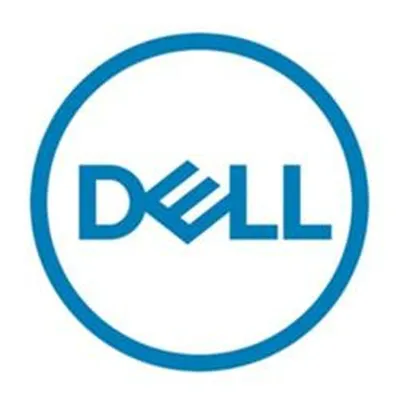 A blue circular logo with the word DELL in white text.