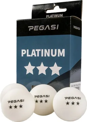 Produktbild von Pegasi Tischtennisbälle - Weiße Tischtennisbällen 3 Sterne Tischtennisbälle - 40+ Qualität - 6 STK. - Weiß