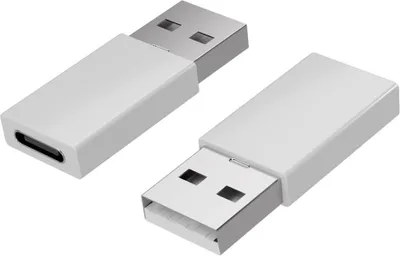 Produktbild von Adapter USB 2.0 A Stecker auf USB 3.1 C Buchse, weiß