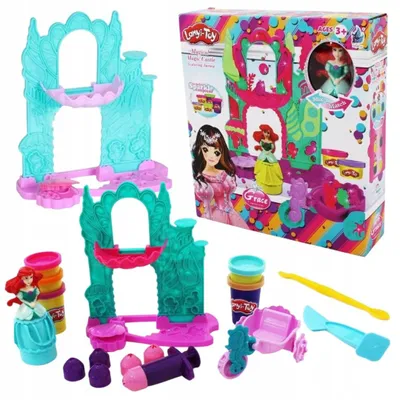 Obrázek produktu pro Kreativní sada modelíny pro děti s hradem a doplňky