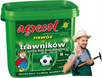 Zdjęcie produktu dla Nawóz do trawników super wieloskładnikowy AGRECOL 5KG