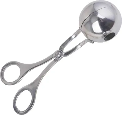 Produktbild von Edelstahl-Fleischbällchen-Maker, Fischbällchen-Reis-Herstellungsform für runde Fleischbällchen, Eiscreme, Obst, Pasta, Küchenhelfer
