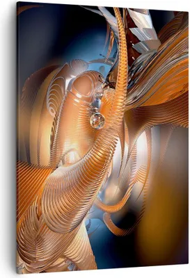 Produktbild von Bild auf Leinwand - Leinwandbild - Einteilig - Grafik konzept abstraktion - 50x70cm - Wand Bild - Wanddeko - Wandbilder - Leinwanddruck - Wanddekoration - Leinwand bilder - Wandbild - PA50x70-2332