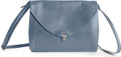 Image de HAROLD'S Cuir sac à épaule bandoulière pochette Fold Handbag Clutch Light Blue bleu gris