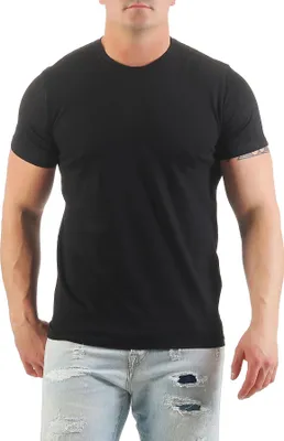 Produktbild von Mivaro Herren T-Shirt Basic mit Rundhals – 100% Baumwoll Shirt für Alltag, Freizeit und Sport, atmungsaktiv, Regular Fit, weiß, bis 5XL