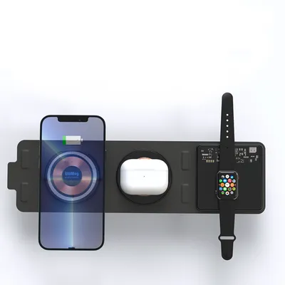 Zdjęcie produktu dla Bezprzewodowa adowarka 4Smarts UltiMag Lucid Triplefold, 15W