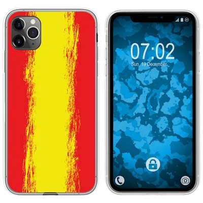 Produktbild von PhoneNatic Case kompatibel mit Apple iPhone 11 Pro Silikon-Hülle WM Spanien M11