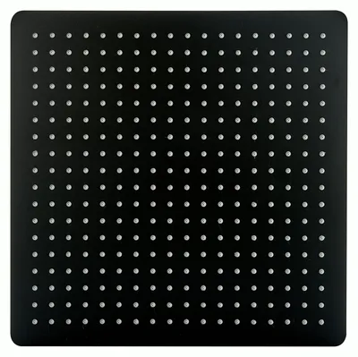 Produktbild von XXL-Regendusche Edelstahl-Duschkopf DPG2001 - Superflach - 40 x 40 cm - Schwarz