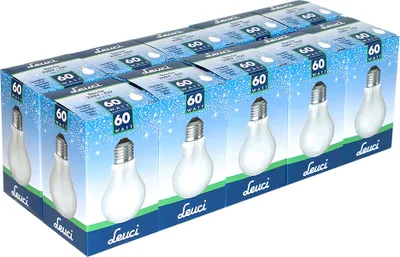 Produktbild von 10 x Leuci Glühbirne 60W E27 MATT Glühlampe 60 Watt Glühbirnen Glühlampen