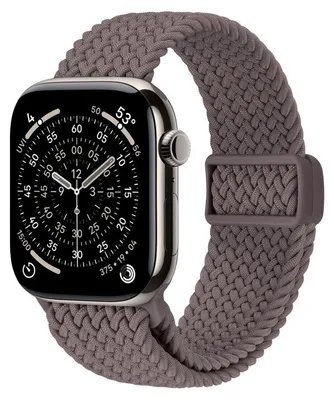 Imagen del producto de Correa trenzada para Apple Watch de 44/45/46/49 mm (marrón)