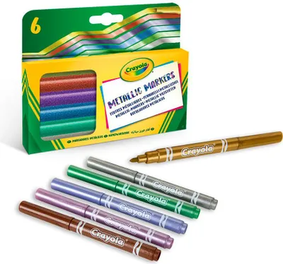 Obrázok produktu pre Crayola 58-8828, 6 farba/farieb, Kovová, Viacfarebný, Kolo, dospelí a deti, CE, 3 rok / roky