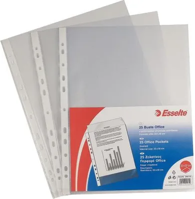 Zdjęcie produktu dla Esselte Office przezroczysta okładka A4 50 szt