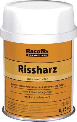 Produktbild von Rissharz schnellhärtend für Estrich & Beton, 750 g, Innen & Außen, 10 Min. Trockenzeit, Fußbodenheizung
