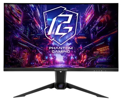 Zdjęcie produktu dla Asrock PG32QFT, 81,3 cm (32"), 2560 x 1440 px, Quad HD, LED, 1 ms, Czarny