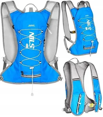 Produktbild von Nils Camp NC1797 Journey Laufrucksack mit Trinkblasenfach 12L Blau