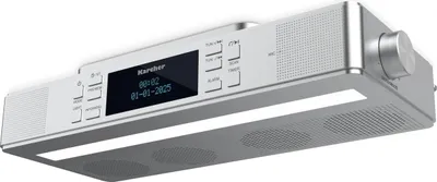 Produktbild von Karcher RA 2038D-S Küchenradio - Unterbauradio mit UKW / DAB+ Radio, Bluetooth, Leuchte und Timer
