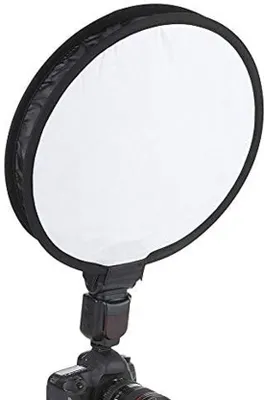 Image de Diffuseur souple de 40 cm - Pliable - Rond - Pour flash - Accessoire photo