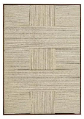 Image de Pomax Telaio, décoration murale, blanc, L 102 x l 2,5 x H 72 cm