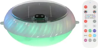 Image de Lampe Solaire Flottante Lumineo éclairage Multicolore Flottant Et étanche - Lumineo