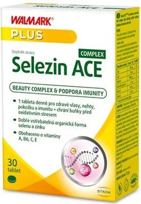 Produktbild von Walmark Selezin ACE COMPLEX, organisches Selen und Zink + Vitamine A, C, E, 30 Tabletten