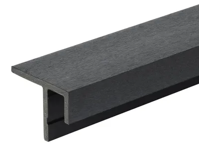 Zdjęcie produktu dla Listwa końcowa deski elewacyjnej WPC GRAFIT 2,9 x 6,6 x 8,8 mm - 1 szt