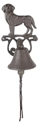 Obrázok produktu pre Clayre & Eef Staromódny zvonček 14x14x24 cm Hnedý kov