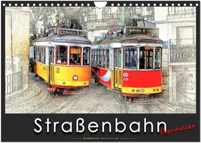 Produktbild von Straßenbahn Faszination (Wandkalender 2025 DIN A4 quer), CALVENDO Monatskalender