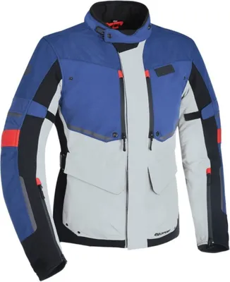 Produktbild von Oxford Mondial Motorrad Textiljacke, blau/rot, 5XL