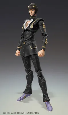 Immagine prodotto di JoJo's Bizarre Adventure, Parte 6: Stone Ocean, action figure Chozokado (versione Bruno Bucciarati, colore nero), 15 cm