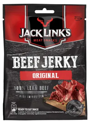 Zdjęcie produktu dla Jack Links Beef Jerky Original 100 Prozent Lean Beef Snack 25g