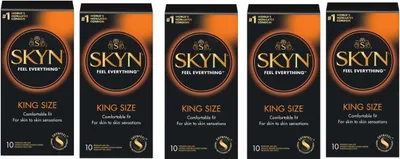 Produktbild von 50 Stück SKYN Large Große Latexfreie Kondome für Männer Hauchzart 56mm Breite