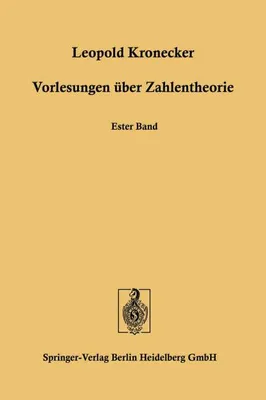Zdjęcie produktu dla Vorlesungen über Zahlentheorie