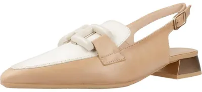 Produktbild von HISPANITAS Damen Pumps aus Naturleder Hellbraun mit Schnallen HV243299