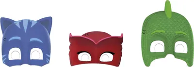 Image de Masques en papier 'PJ Mask Pidjamers' 6 pcs.