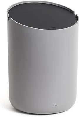 Produktbild von PromoHome® Kleiner Tischabfalleimer - 1,5L Fassungsvermögen mit Schwenkdeckel und Antirutsch