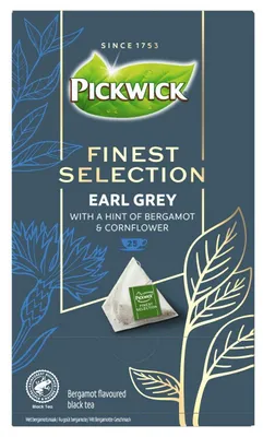 Produktbild von Pickwick Finest Selection Earl Grey Tee, 25 Beutel, 50g, Aromatischer Schwarztee