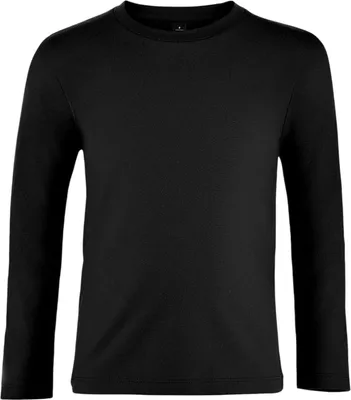 Image de SOLS - T-shirt « Imperial » pour enfants à manches longues LT2021 (152) (noir)