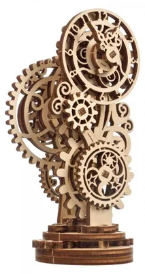 Image de Puzzle 3D, Horloge Steampunk 2.0, Ugears, bois, 43 pièces